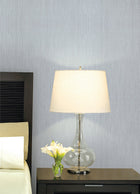 Vertical Streak Grey Wall Textures Wallpaper by Galerie — roomshot 1