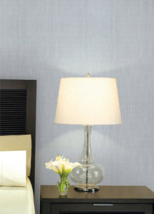 Vertical Streak Grey Wall Textures Wallpaper by Galerie — roomshot 1