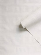 Papyrus Weave White Wall Textures Wallpaper by Galerie — roomshot 2