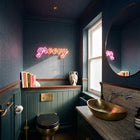 Fine Texture Dark Blue Wall Textures Wallpaper by Galerie — roomshot 1
