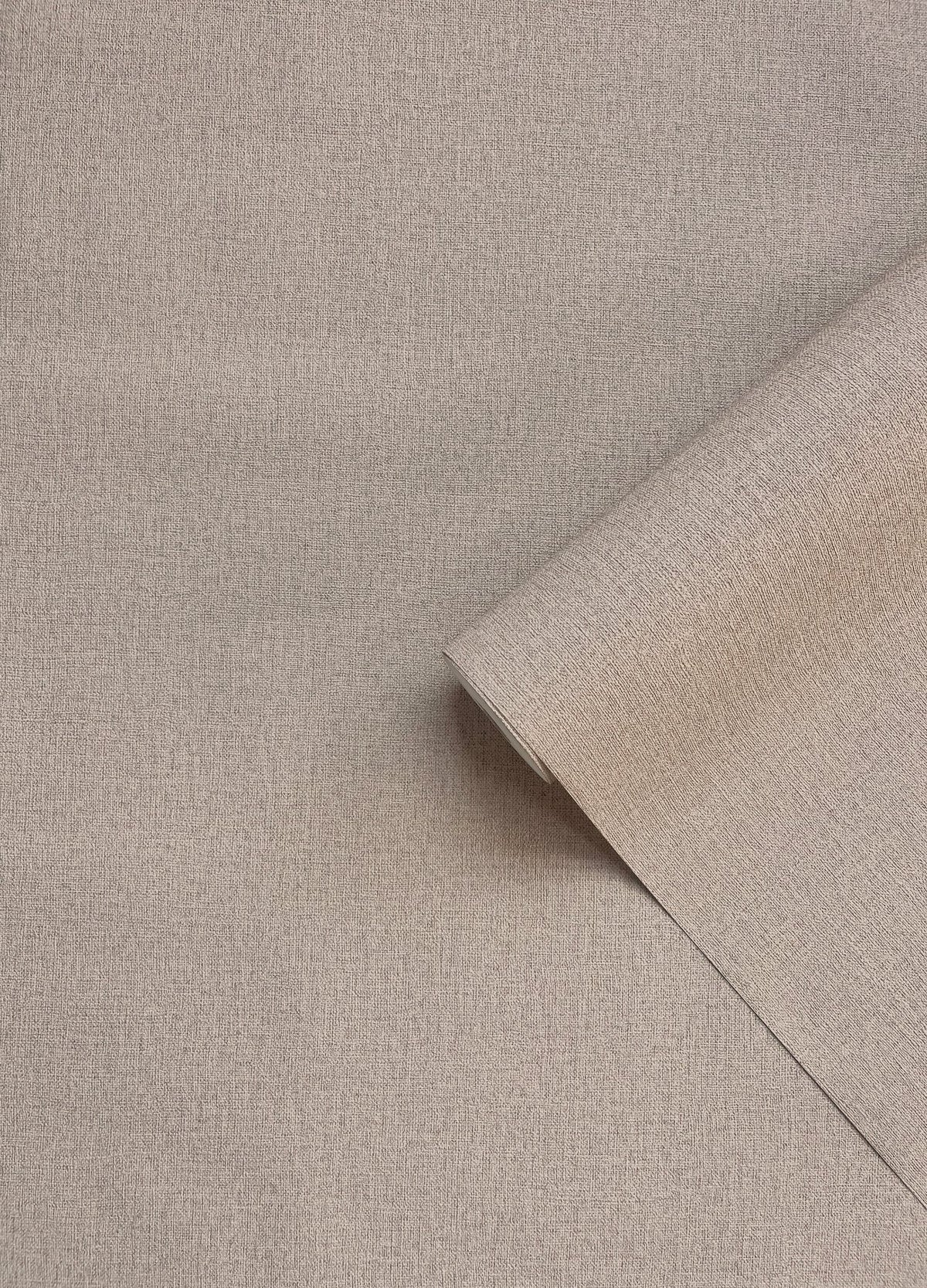 Fine Texture Light Brown Wall Textures Wallpaper by Galerie — roomshot 2