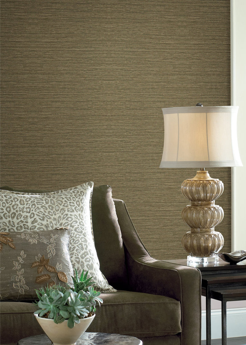 Horizontal Grain Gold Wall Textures Wallpaper by Galerie — roomshot 1