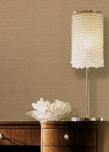 Horizontal Grain Brown Wall Textures Wallpaper by Galerie — roomshot 1