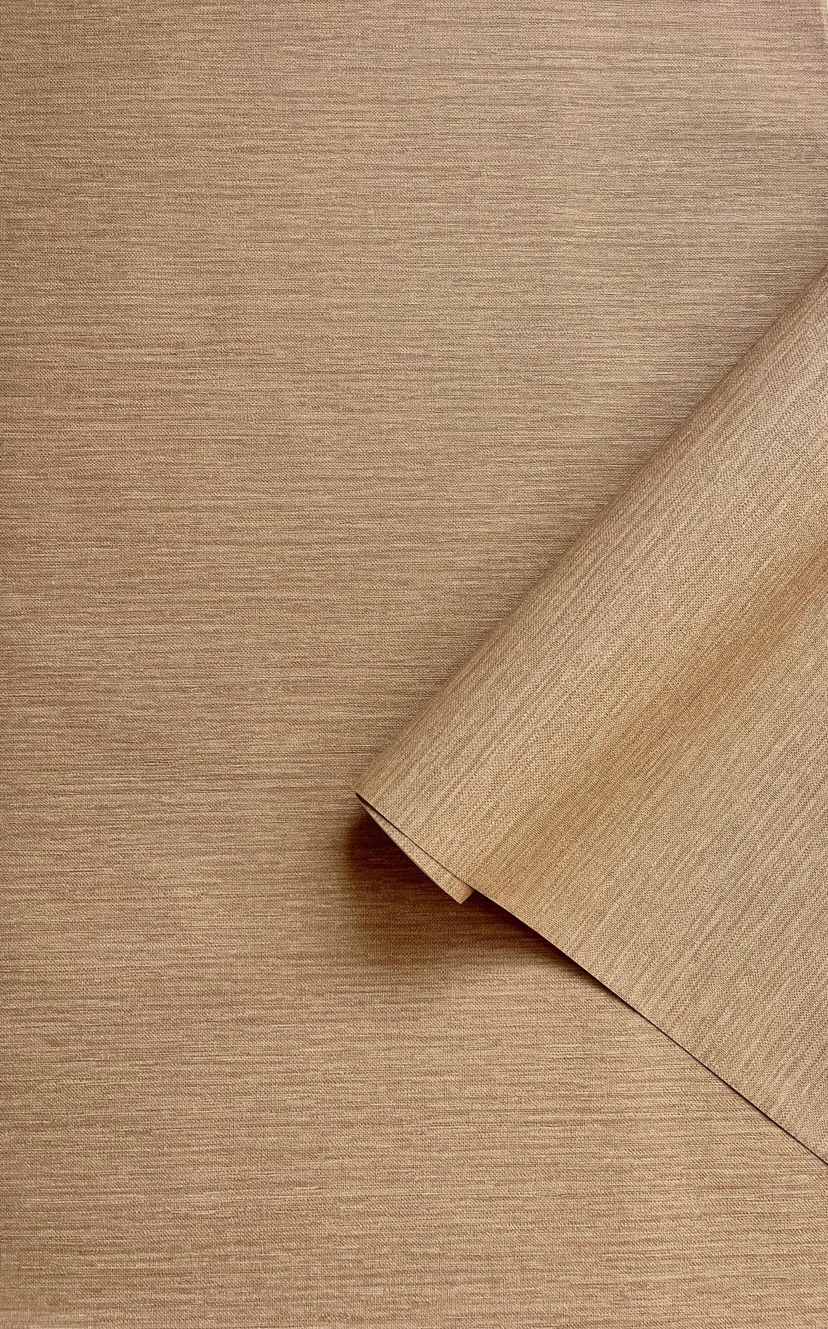Horizontal Grain Brown Wall Textures Wallpaper by Galerie — roomshot 2
