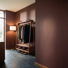 Woven Sisal Red Wall Textures Wallpaper by Galerie — roomshot 1