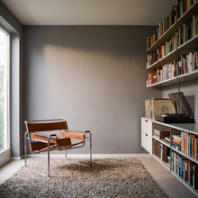 Woven Sisal Grey Wall Textures Wallpaper by Galerie — roomshot 1