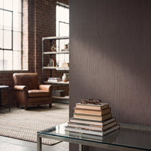 Woven Sisal Espresso Wall Textures Wallpaper by Galerie — roomshot 1