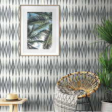 WTK20000 Geometric Harmony The Keys Grey Wallpaper by Today Interiors