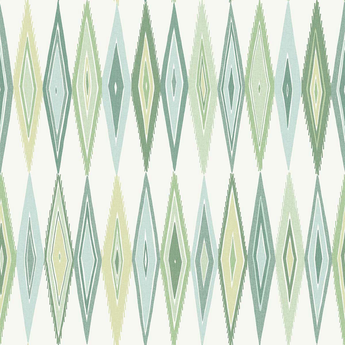 WTK20004 Geometric Harmony The Keys Green Wallpaper by Today Interiors