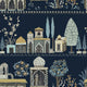 Enchanting Garden The Keys Moonlit Blue Wallpaper by Today Interiors