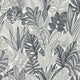 Tropicana Leaves The Keys Slate Wallpaper by Today Interiors