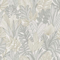 Tropicana Leaves The Keys Oat Wallpaper by Today Interiors