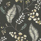 Forest Vines The Keys Deep Charcoal Wallpaper by Today Interiors