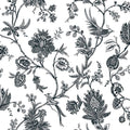 Whimsical Vines The Keys Ink Wallpaper by Today Interiors