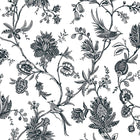 WTK20500 Whimsical Vines The Keys Ink Wallpaper by Today Interiors