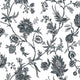 Whimsical Vines The Keys Ink Wallpaper by Today Interiors