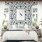 WTK20500 Whimsical Vines The Keys Ink Wallpaper by Today Interiors