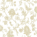 Whimsical Vines The Keys Tan Wallpaper by Today Interiors