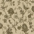 Whimsical Vines The Keys Sand Wallpaper by Today Interiors