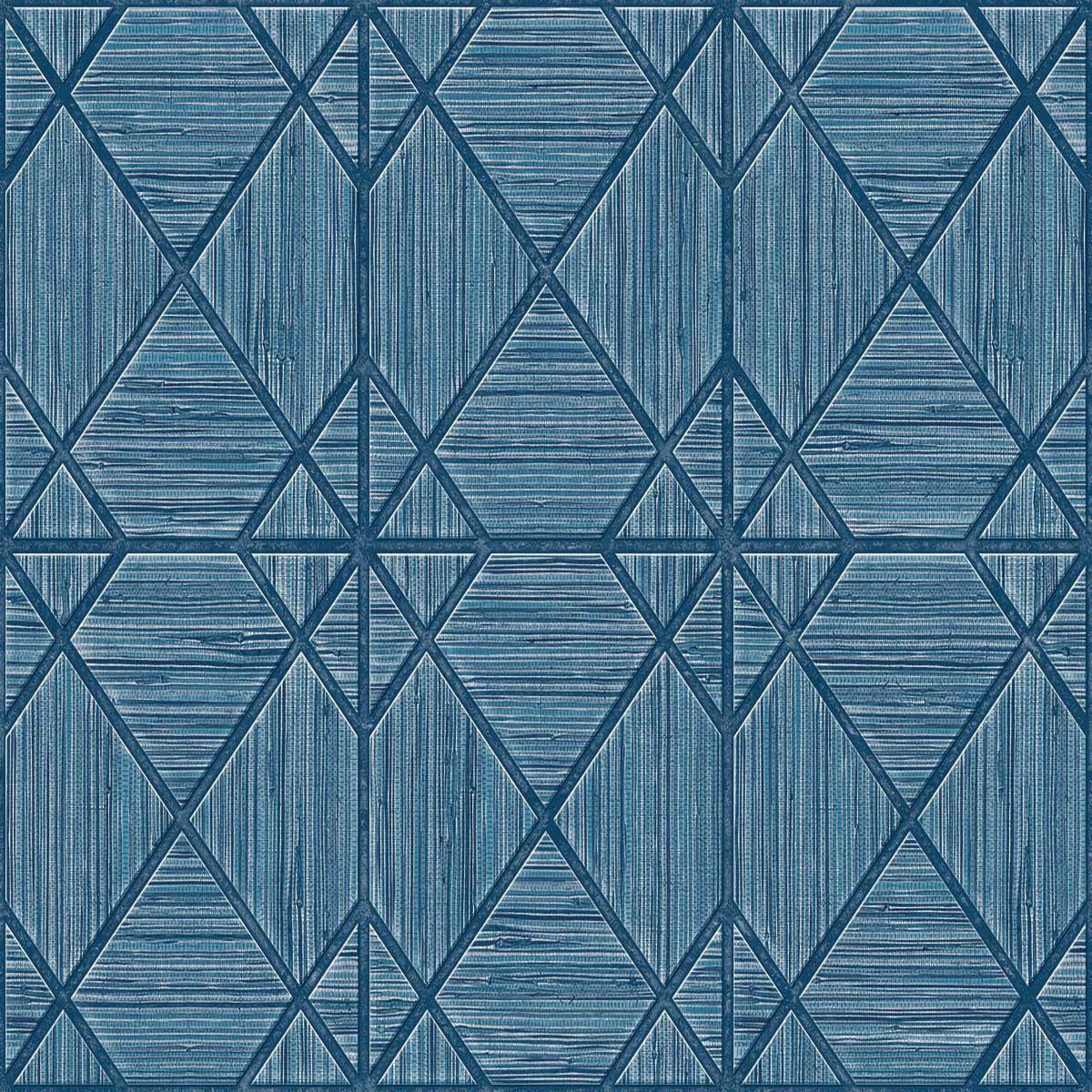 WTK20602 Modern Lattice The Keys Ocean Wallpaper by Today Interiors