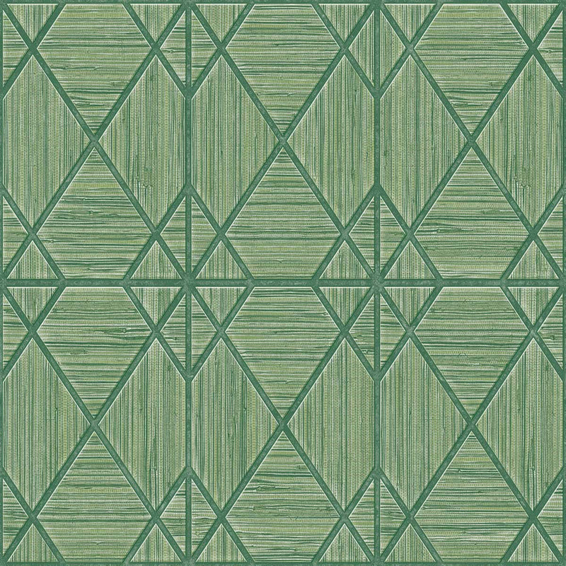 WTK20604 Modern Lattice The Keys Fern Wallpaper by Today Interiors