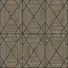 WTK20606 Modern Lattice The Keys Chocolate Wallpaper by Today Interiors