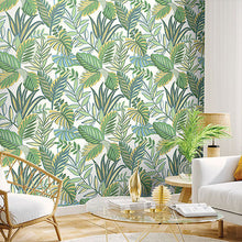 WTK20804 Bold Leaf The Keys Green Wallpaper by Today Interiors