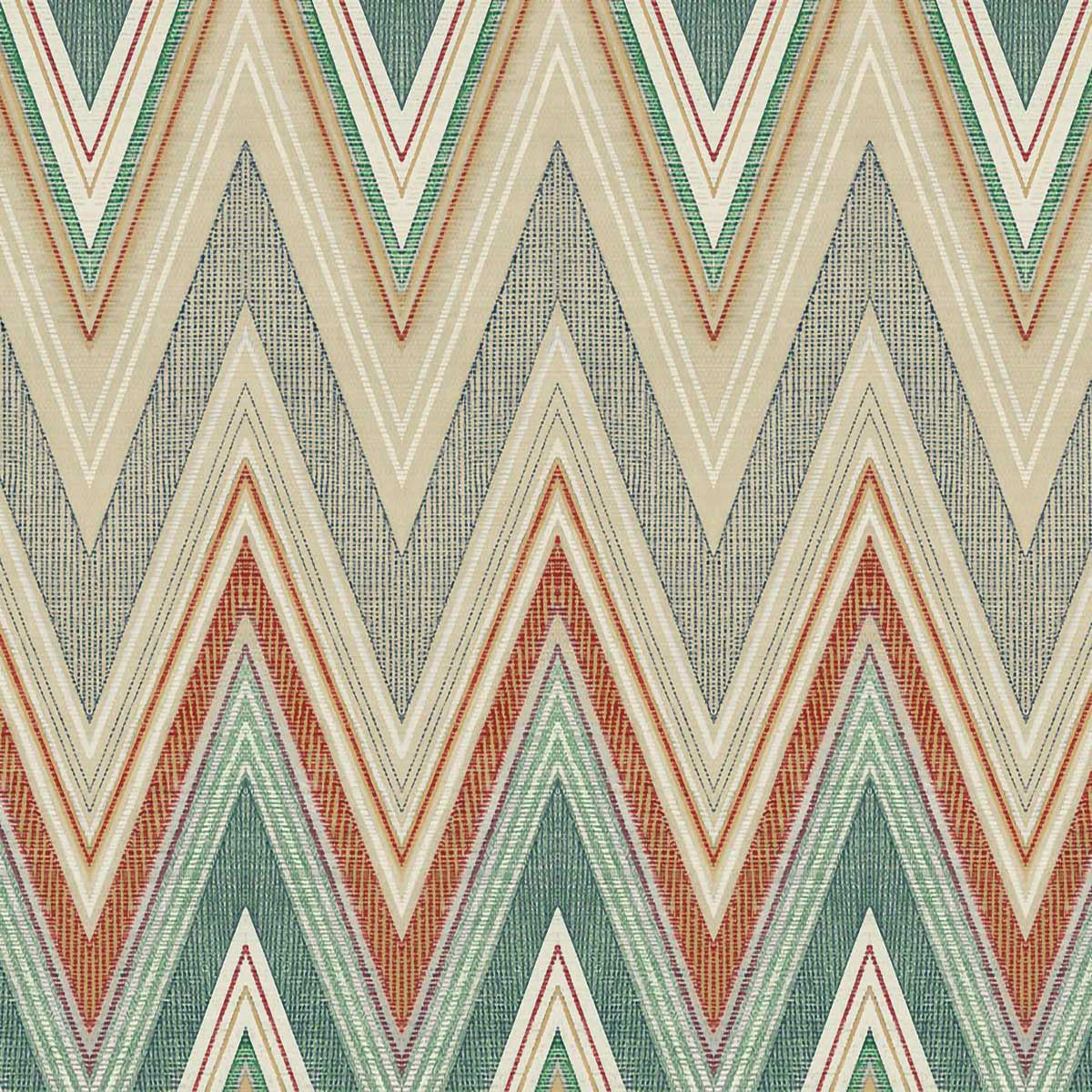 WTK20901 Retro Chevron The Keys Earthy Wallpaper by Today Interiors