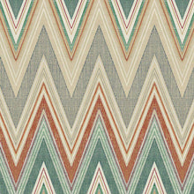 WTK20901 Retro Chevron The Keys Earthy Wallpaper by Today Interiors