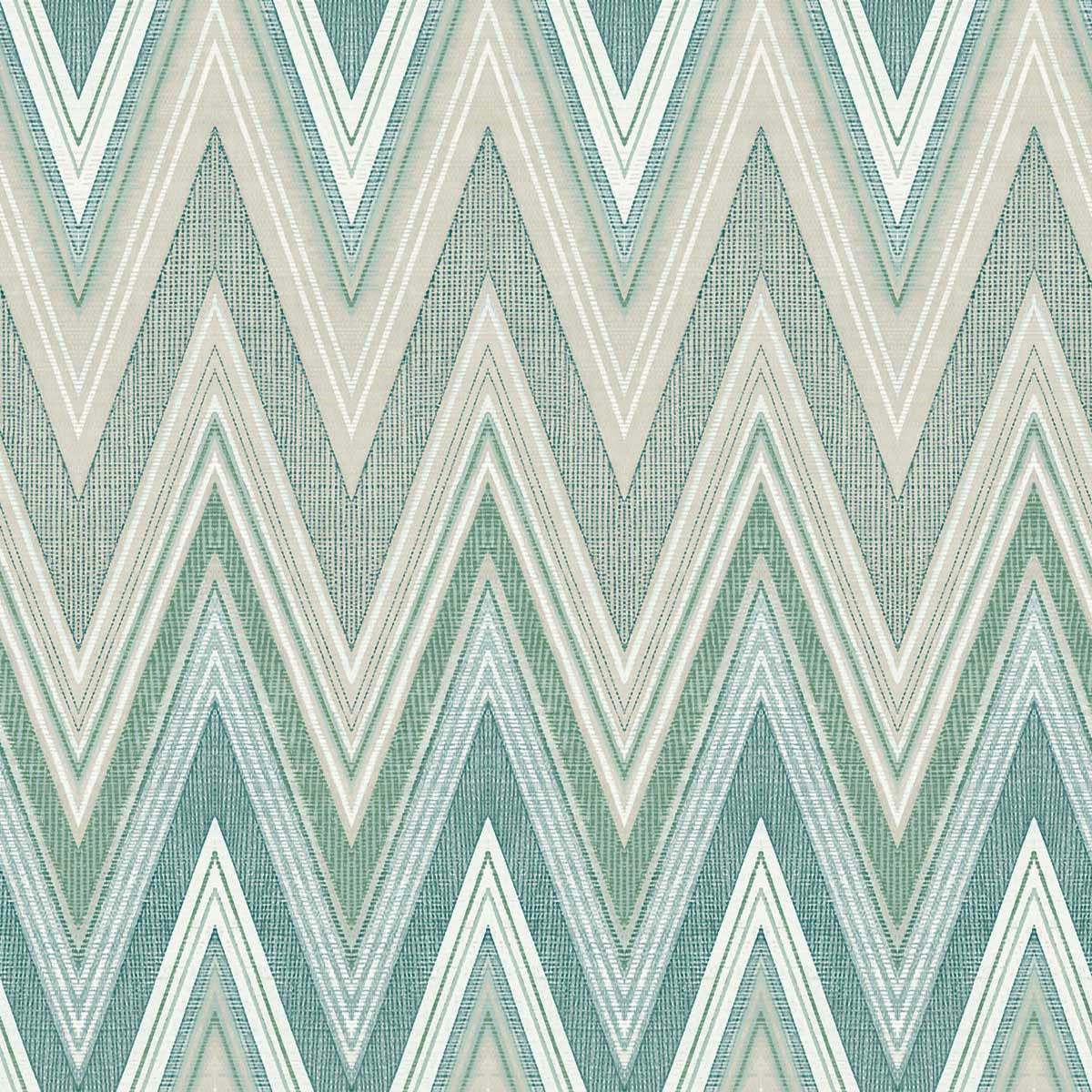 WTK20904 Retro Chevron The Keys Sky Blue Wallpaper by Today Interiors