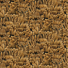WTK21006 Zoo Friends Metallic The Keys Antique Wallpaper by Today Interiors