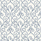 Vine Elegance The Keys Indigo Wallpaper by Today Interiors