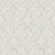 Vine Elegance Textile The Keys Grey Wallpaper by Today Interiors