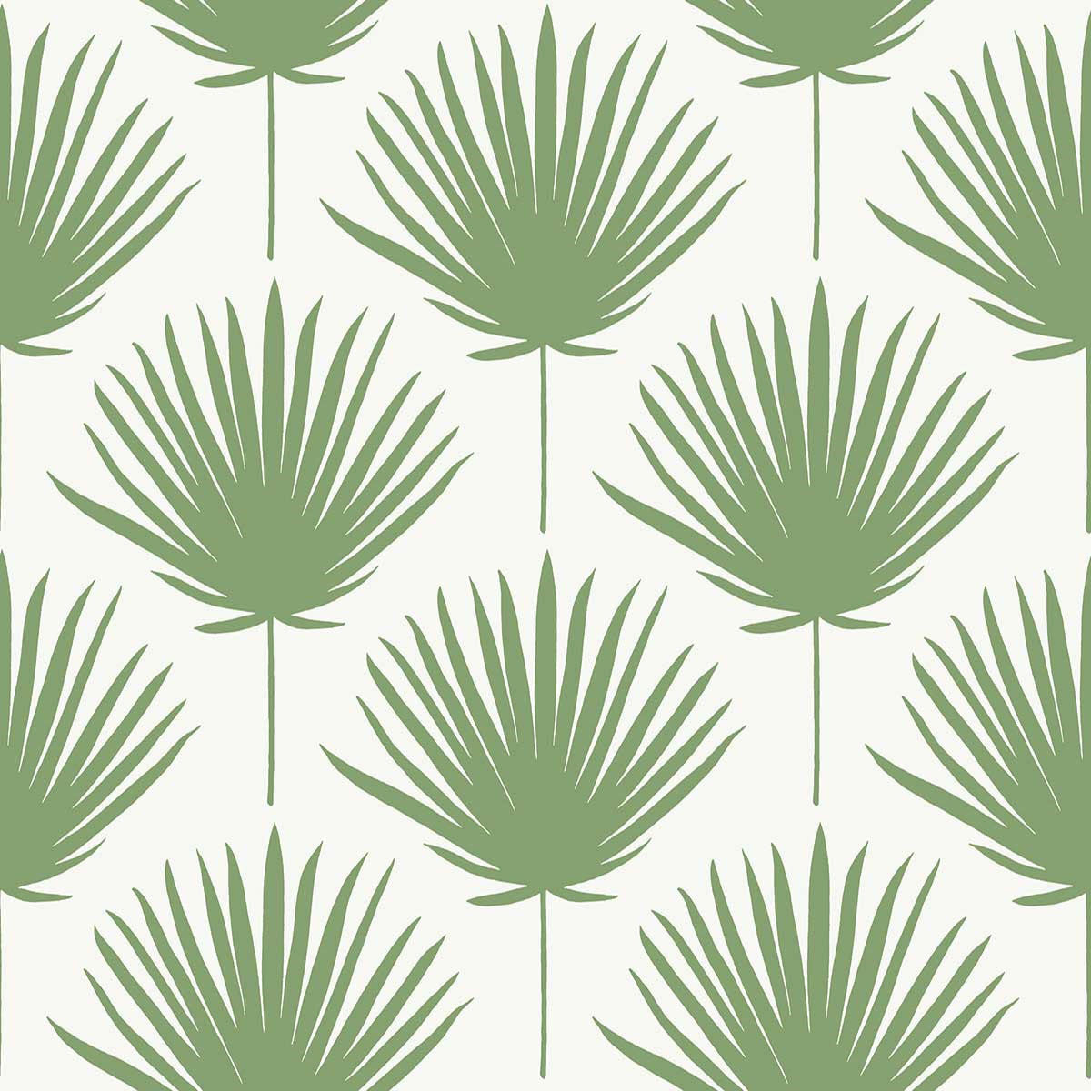 WTK21214 Vibrant Palm The Keys Moss Wallpaper by Today Interiors