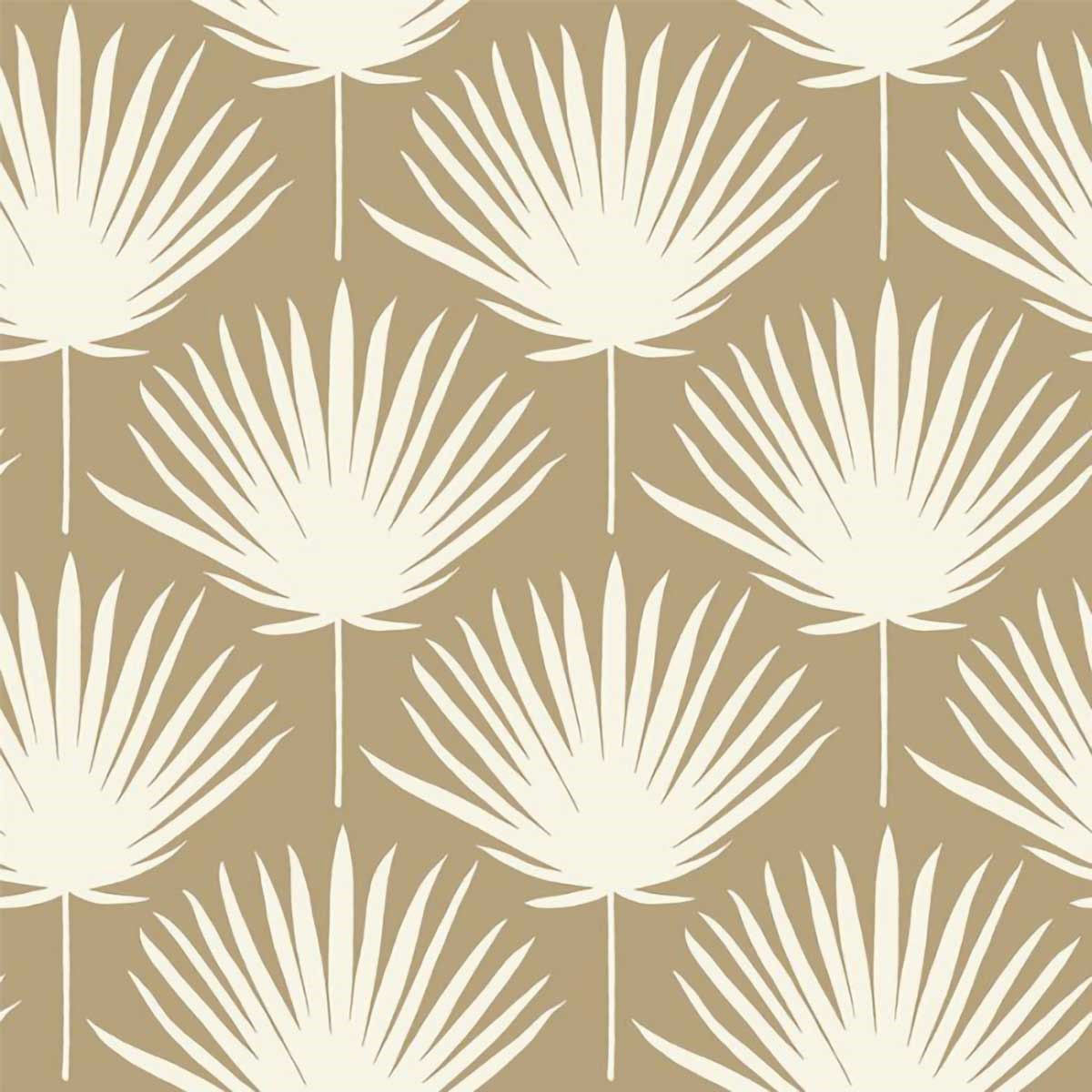WTK21505 Vibrant Palm Grasscloth The Keys Caramel Wallpaper by Today Interiors