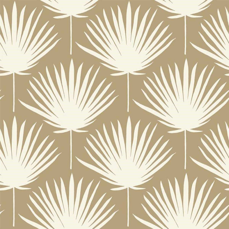 WTK21505 Vibrant Palm Grasscloth The Keys Caramel Wallpaper by Today Interiors