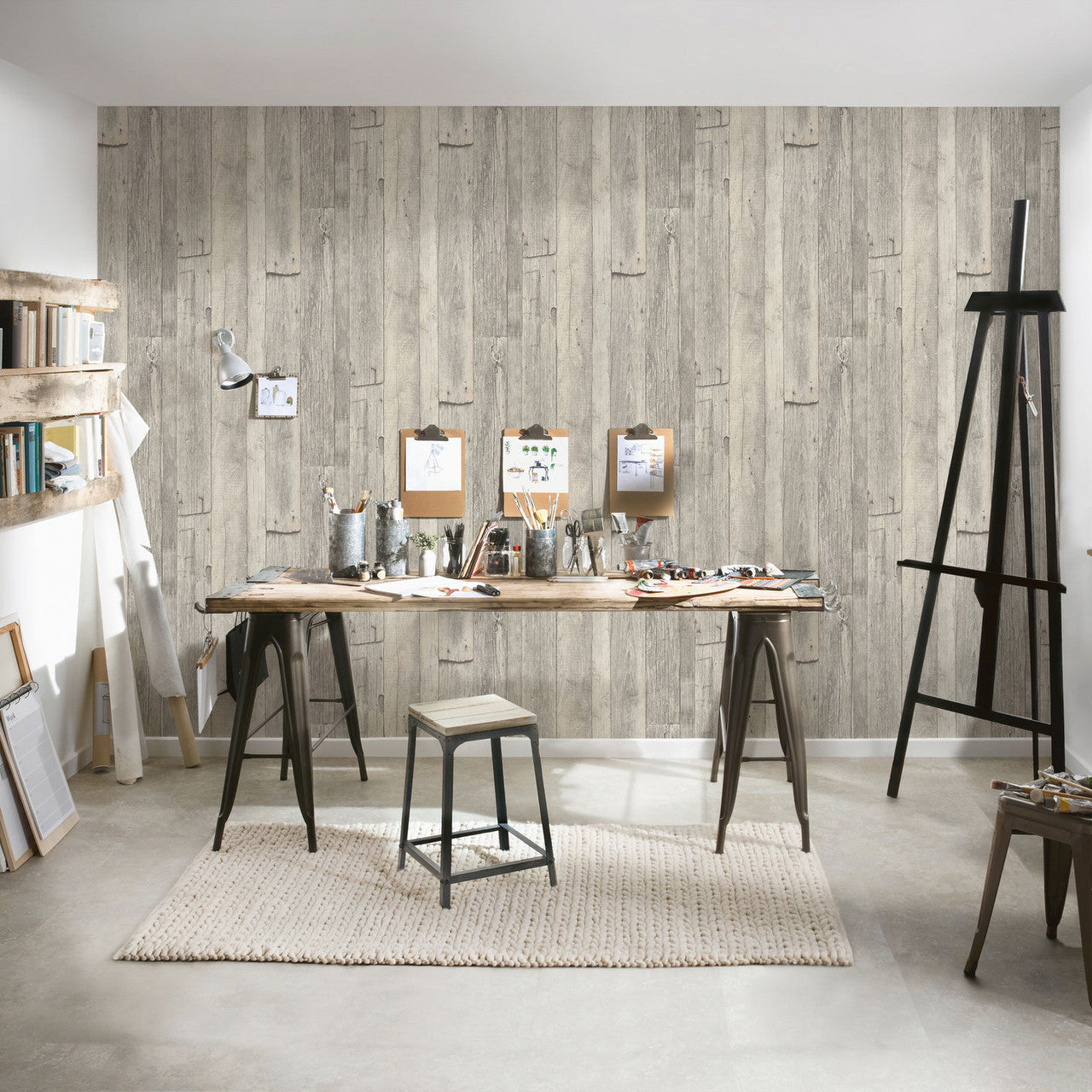 WW22212 The Woods and Wicker Beige Wallpaper By Galerie