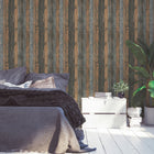 WW22217 The Woods and Wicker Bronze Brown Wallpaper By Galerie
