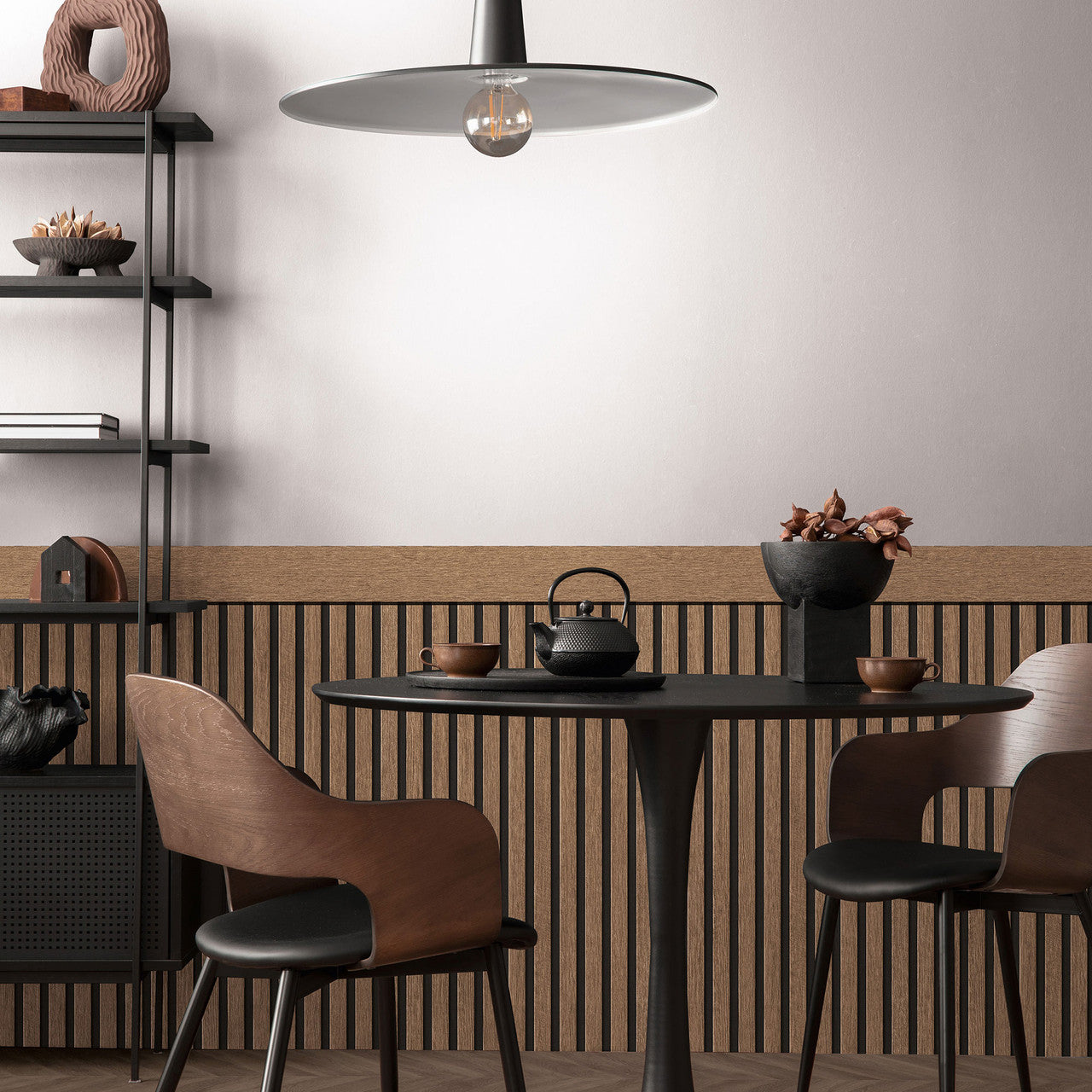 WW22227 The Woods and Wicker Bronze Brown Wallpaper By Galerie