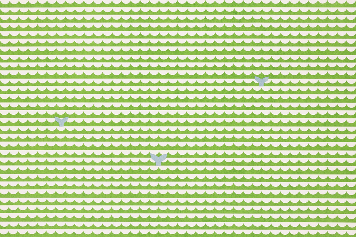 We Sailed Away Grass Wallpaper by Christopher Farr Cloth