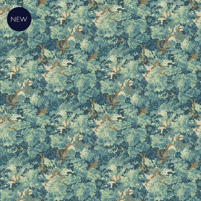 LW092/001 English Oak Wallpaper by Linwood