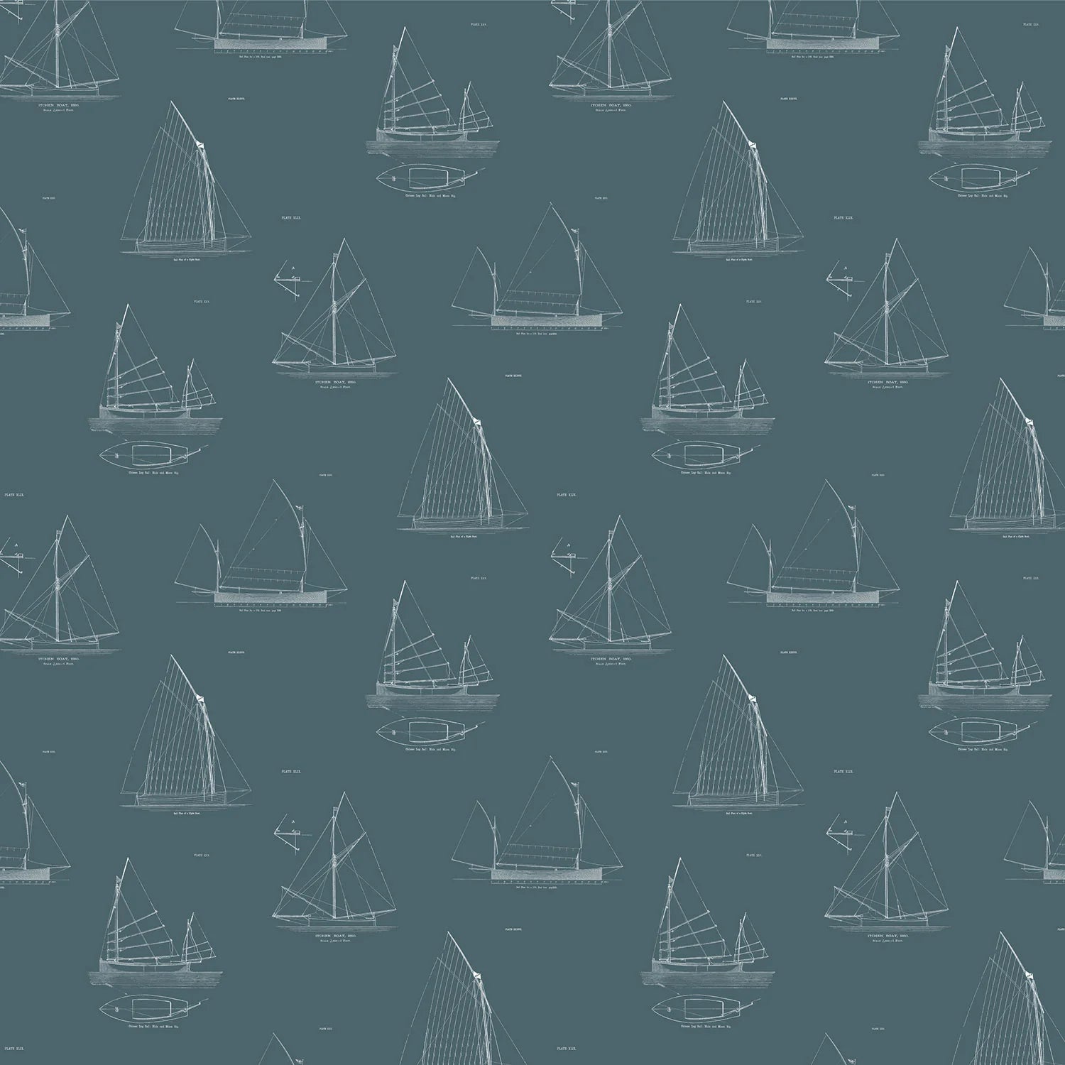 LW32/1 Ephemera Wallpaper by Linwood