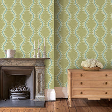 LW096/003 Helter Skelter Pistachio Wallpaper by Linwood