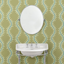 LW096/003 Helter Skelter Pistachio Wallpaper by Linwood