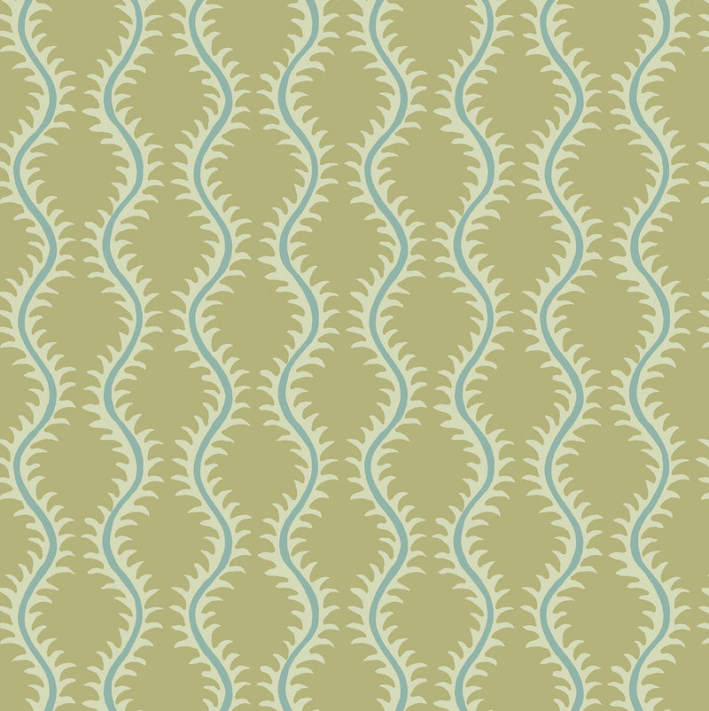 LW096/003 Helter Skelter Pistachio Wallpaper by Linwood