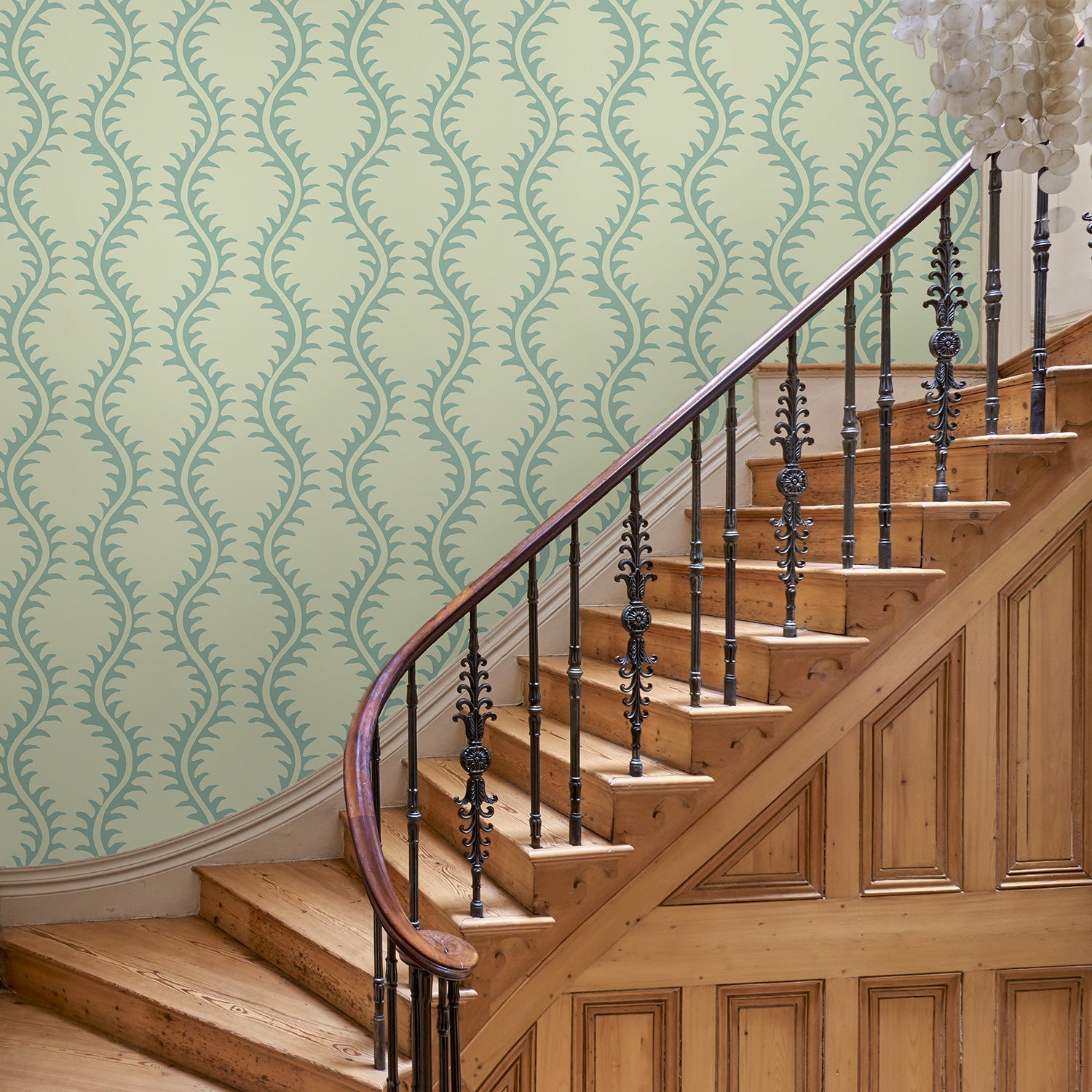 LW096/004 Helter Skelter Sky Wallpaper by Linwood