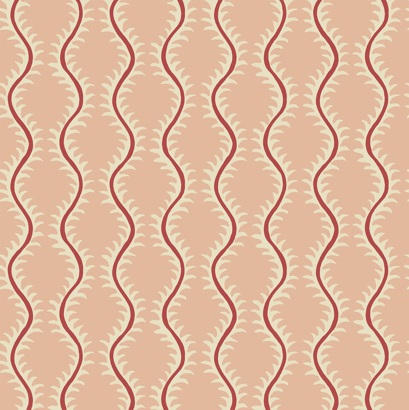 LW096/005 Helter Skelter Lipstick Wallpaper by Linwood