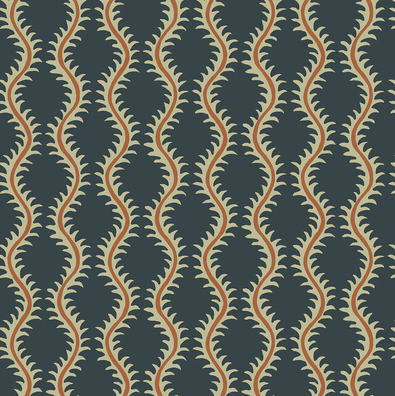 LW096/008 Helter Skelter Ink Wallpaper by Linwood