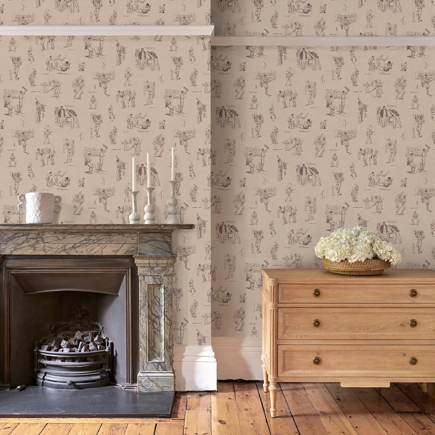 LW22/1 Howzat! Sporting Life Wallpaper From Linwood