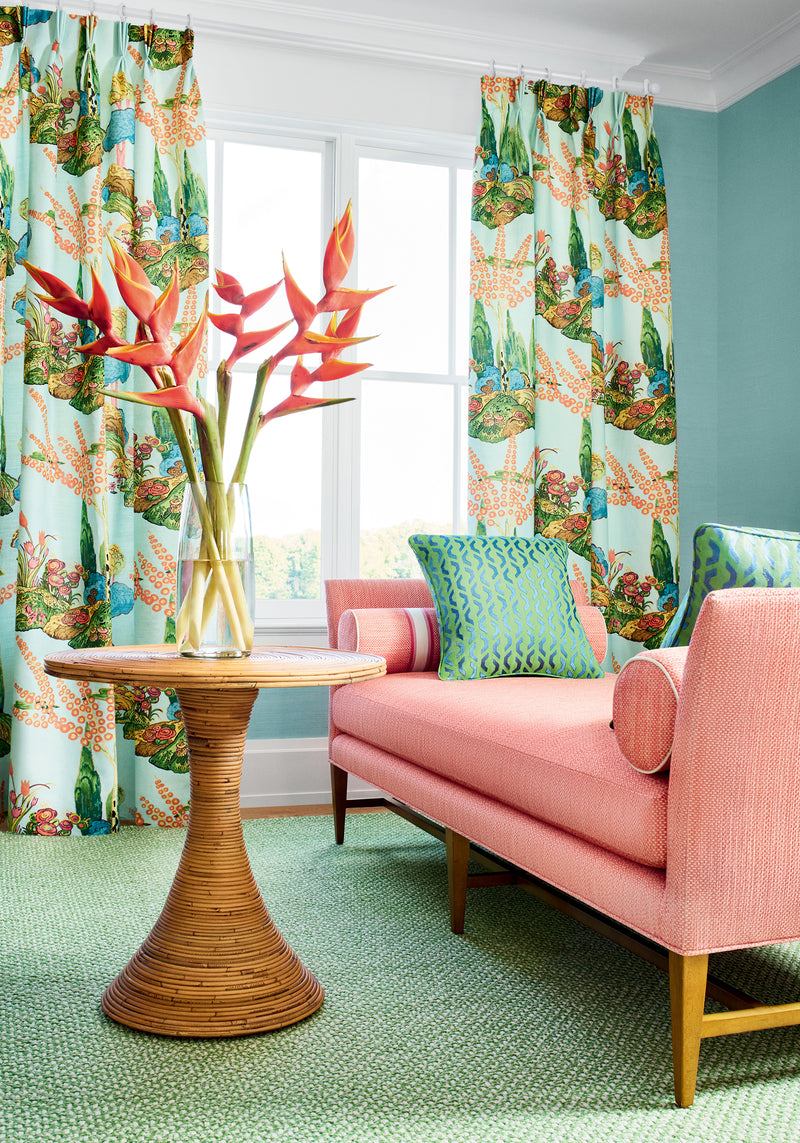 Orleans Navy Wanderlust Wallpaper by Thibaut | T45031
